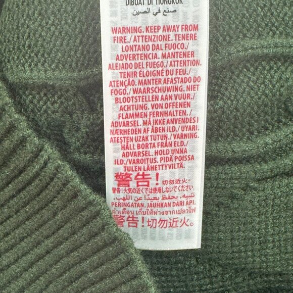 Disney Pixar Toy Story Alien Cable Knit Sweater Green Womens Size L - Picture 11 of 11